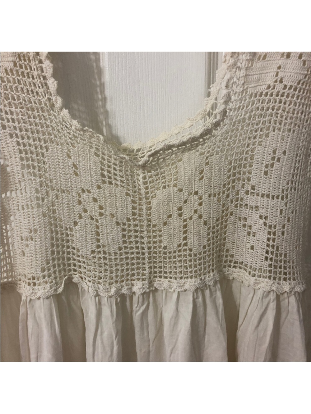 1910 Chemise Tatting Cotton - Picture 6 of 6